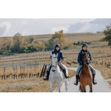 Blusão curto Equithème Originals Alina Marinho Azul-marinho