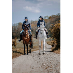 Blusão curto Equithème Originals Alina Marinho Azul-marinho