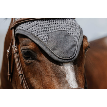 Touca anti-mosca Equithème Chic Cinzento