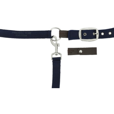 Caveção de nylon Equithème Protector Marinho Azul-marinho