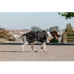 Capa para cão Equithème Softshell Preto Capa para cão Equithème Softshell Preto