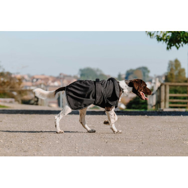 Capa para cão Equithème Softshell Preto Capa para cão Equithème Softshell Preto