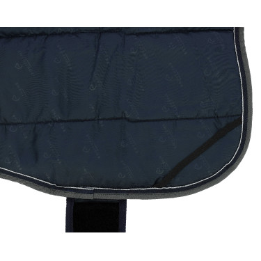 Capa para cão Equithème TYREX 600D Azul / cinza