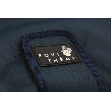 Capa para cão Equithème TYREX 600D Azul / cinza