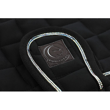 Cobertura para cão Je t'aime Equithème Preto Cobertura para cão Je t'aime Equithème Preto