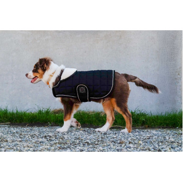 Cobertura para cão Je t'aime Equithème Preto Cobertura para cão Je t'aime Equithème Preto