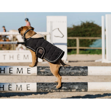 Cobertura para cão Je t'aime Equithème Preto Cobertura para cão Je t'aime Equithème Preto