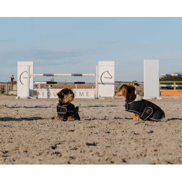 Cobertura para cão Je t'aime Equithème Preto Cobertura para cão Je t'aime Equithème Preto