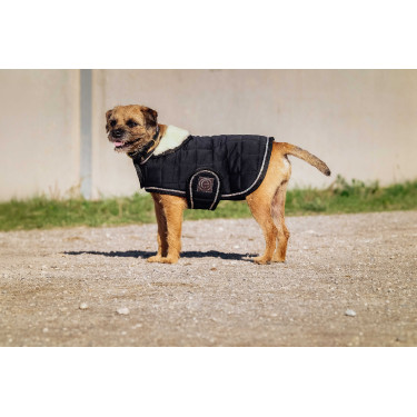 Cobertura para cão Je t'aime Equithème Preto Cobertura para cão Je t'aime Equithème Preto