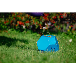 Pelota anti-glutão para granulados HIPPOTONIC Azul