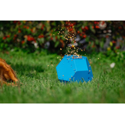 Pelota anti-glutão para granulados HIPPOTONIC Azul