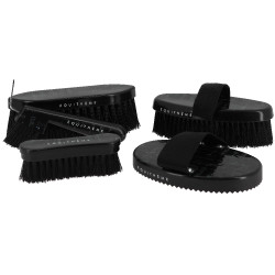 Escova para cabeça EQUITHÈME - Teenage Preto Escova para cabeça EQUITHÈME - Teenage Preto