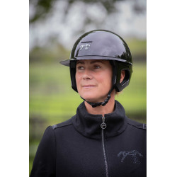 Capacete Penélope viseira longa Preto brilhante Capacete Penélope viseira longa Preto brilhante