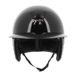 Capacete Penélope viseira longa Preto brilhante Capacete Penélope viseira longa Preto brilhante