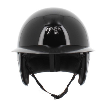 Capacete Penélope viseira longa Preto brilhante Capacete Penélope viseira longa Preto brilhante