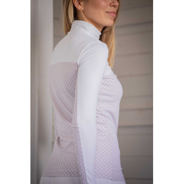 Polo PENELOPE - Debbie Branco / rosa