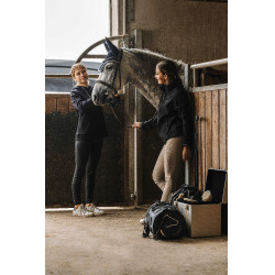 Blusão repelente à água Je t'aime Equithème Dakota Preto