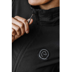 Blusão repelente à água Je t'aime Equithème Dakota Preto