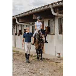 Polo Equithème Victor Marinho Azul-marinho