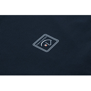 Polo Equithème Victor Marinho Azul-marinho