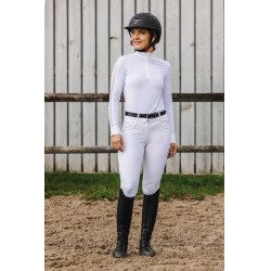 Polo Equithème Estoril Branco Polo Equithème Estoril Branco