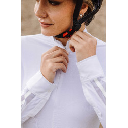 Polo Equithème Estoril Branco Polo Equithème Estoril Branco