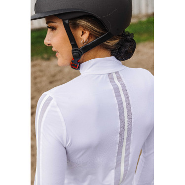 Polo Equithème Estoril Branco Polo Equithème Estoril Branco