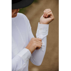 Camisa Equithème Julie Branco Camisa Equithème Julie Branco