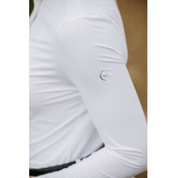 Camisa Equithème Julie Branco Camisa Equithème Julie Branco