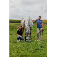 Camiseta Je t'aime Equithème Rosalie Preto