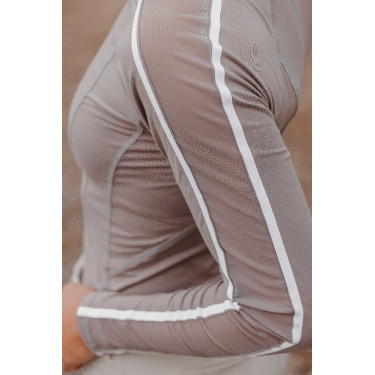 T-shirt Equithème Originals Mélodie  Cinzento-acastanhado Castanho