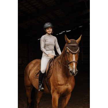 T-shirt Equithème Originals Mélodie  Cinzento-acastanhado Castanho