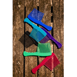 Pente de dentes largos P.V.C. HIPPOTONIC - Soft Preto