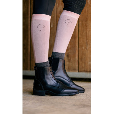 Botas com atacadores e fecho Equithème Sporty Preto