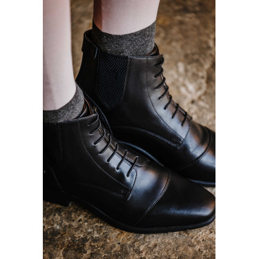 Botas com atacadores e fecho Equithème Sporty Preto