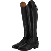 Botas de couro com atacadores Equithème Preto