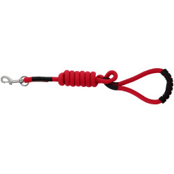 Trela para cão com pega RIDING WORLD - Lucky Vermelho