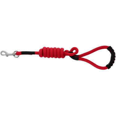 Trela para cão com pega RIDING WORLD - Lucky Vermelho