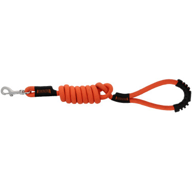 Trela para cão com pega RIDING WORLD - Lucky Laranja