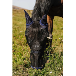 Máscara anti-moscas Riding World First Marinho Azul-marinho