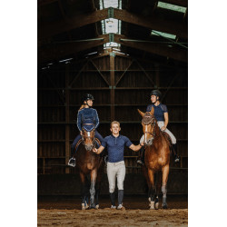 Polo Equithème Lucas Marinho Azul-marinho