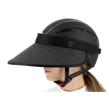 Viseira anti-UV para capacete Equithème Preto Viseira anti-UV para capacete Equithème Preto