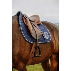 Almofada de sela Je t'aime Equithème Compet Azul