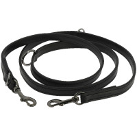 Trela para cão Equithème Vortex Castanho