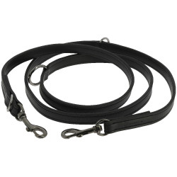 Trela para cão Equithème Vortex Preto