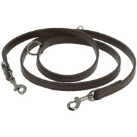 Trela para cão Equithème Vortex Castanho