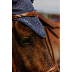 Touca anti-moscas Je t'aime Equithème Origine Azul-marinho