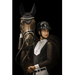 Galão removível para capacete Lami-Cell Glitter Preto