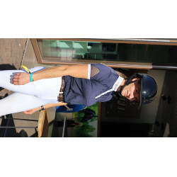 Galão removível para capacete Lami-Cell Glossy Preto