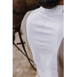 Polo Equithème Tóquio Cinzento-acastanhado Castanho Polo Equithème Tóquio Cinzento-acastanhado Castanho